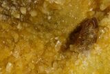 Honey Colored Barite Crystals on Fluorescent Calcite - Elk Creek #330390-1